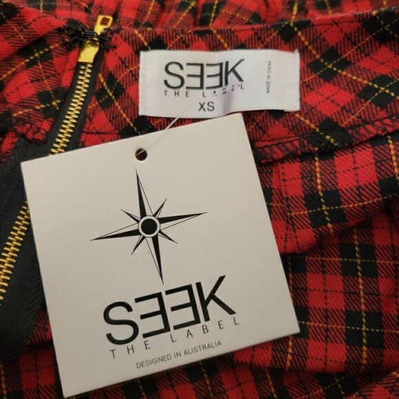 Seek The Label Mini Plaid Skirt (Size XS) - Picture 5 of 5